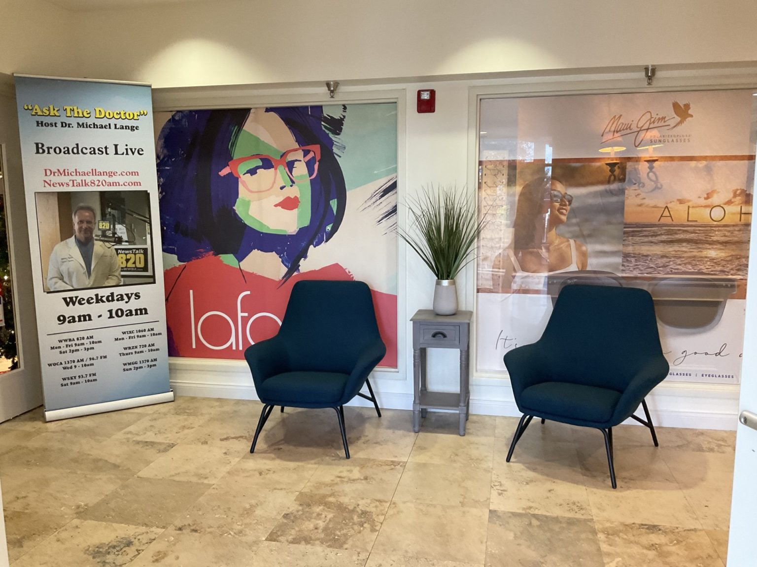 Optical Showroom at Lange Eye Institute in The Villages Lange Eye